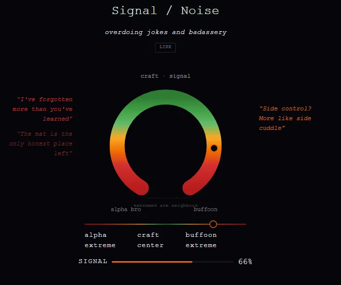 Signal / Noise preview